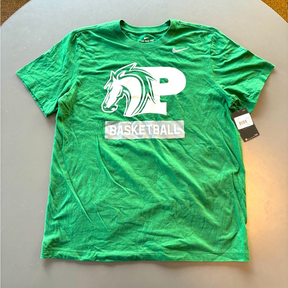 New Nike Panola College Basketball Pony T-Shirt Mens Size large, L Tshirt. NWT
